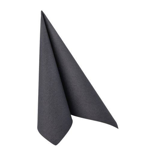 Servietten "ROYAL Collection" 1/4-Falz 40 x 40 cm schwarz - Bild 1