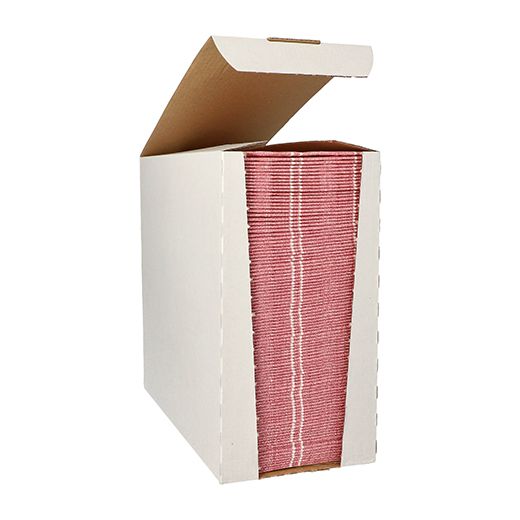 Servietten "ROYAL Collection" 1/6-Falz 48 x 33 cm bordeaux "Kitchen Craft" - Bild 1