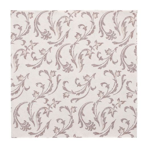 Servietten, braun "ROYAL Collection" 1/4-Falz 40 x 40 cm "Damascato" - Bild 1