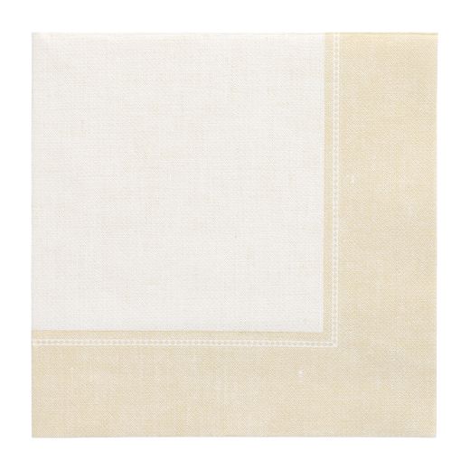 Servietten, creme, "ROYAL Collection", 1/4-Falz, 40 x 40 cm, "Linum" - Bild 1