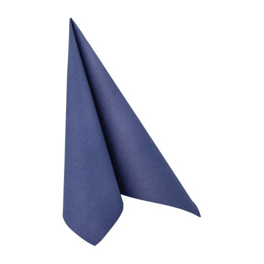Servietten, dunkelblau "ROYAL Collection" 1/4-Falz 40 x 40 cm - Bild 1