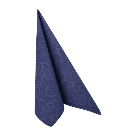 Servietten, dunkelblau "ROYAL Collection" 1/4-Falz 40 x 40 cm "Casali" - Bild 2