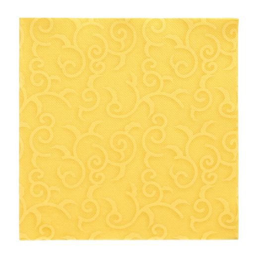 Servietten, gelb "ROYAL Collection" 1/4-Falz 40 x 40 cm "Casali" - Bild 1
