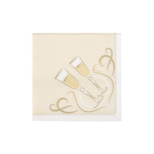 Servietten, gold "ROYAL Collection" 1/4-Falz 25 x 25 cm "Festive Moments" - Bild 1 Servietten, gold "ROYAL Collection" 1/4-Falz 25 x 25 cm "Festive Moments" - Bild 1
