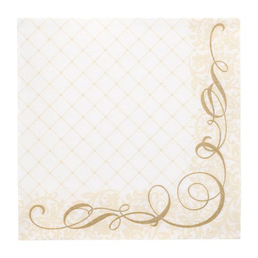 Servietten, gold  "ROYAL Collection" 1/4-Falz 40 x 40 cm "Megan" - Bild 1