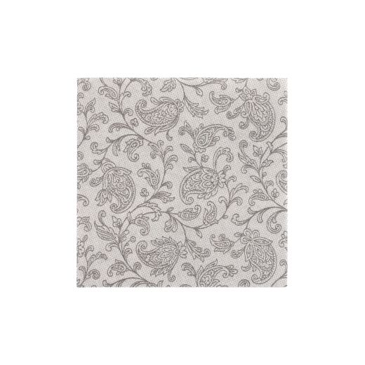 Servietten, grau "ROYAL Collection" 1/4-Falz 25 x 25 cm "Ornaments" - Bild 1
