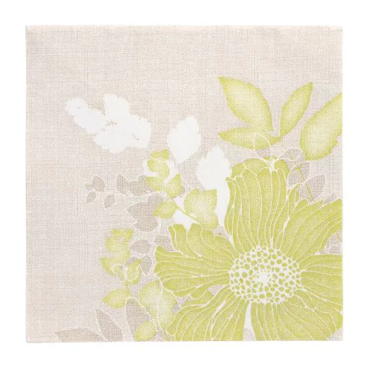 Servietten, grün "ROYAL Collection" 1/4-Falz 40 x 40 cm "Annabel" - Bild 1