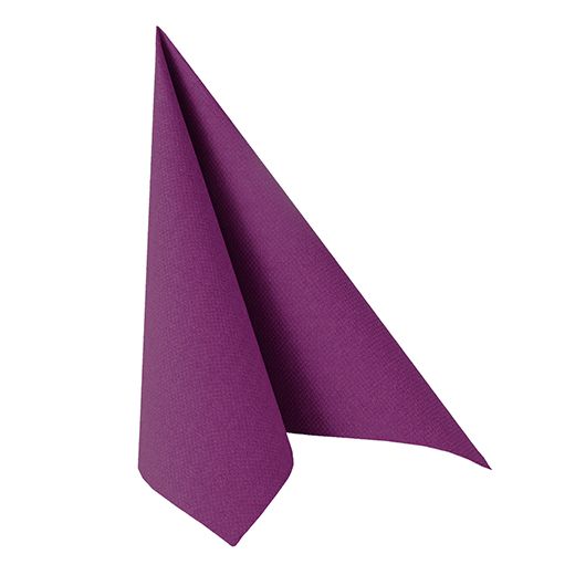 Servietten, lila "ROYAL Collection" 1/4-Falz 40 x 40 cm - Bild 1