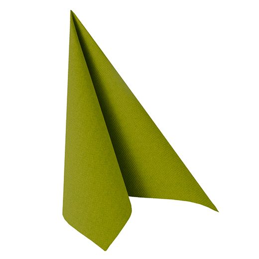 Servietten, olivgrün "ROYAL Collection" 1/4-Falz 40 x 40 cm - Bild 1