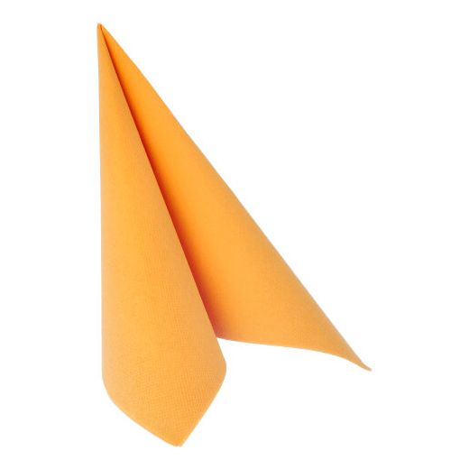 Servietten, orange "ROYAL Collection" 1/4-Falz 40 x 40 cm - Bild 1
