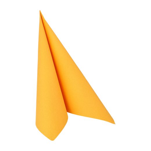 Servietten, orange "ROYAL Collection" 1/4-Falz 40 x 40 cm - Bild 1