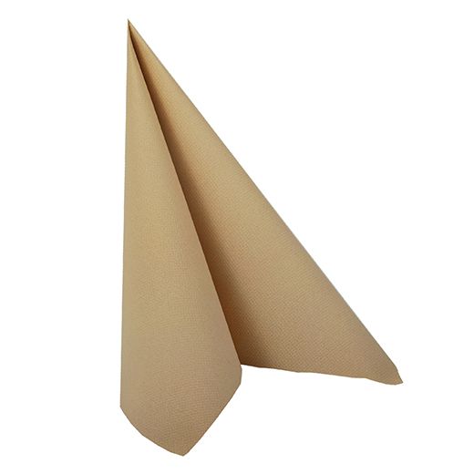 Servietten, sand "ROYAL Collection" 1/4-Falz 40 x 40 cm - Bild 1
