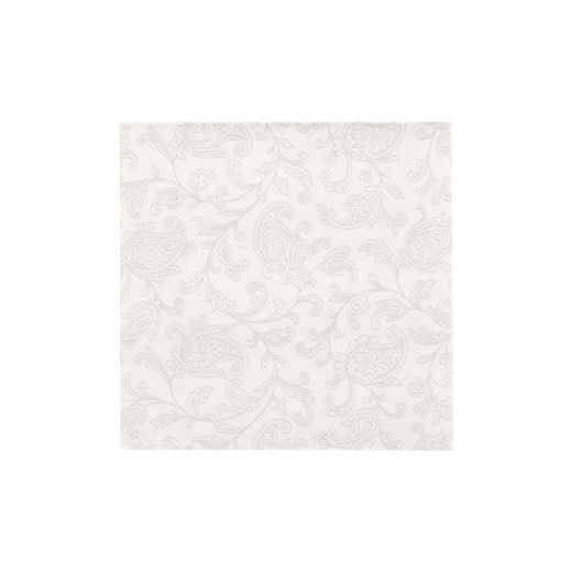 Servietten, weiss "ROYAL Collection" 1/4-Falz 25 x 25 cm "Ornaments" - Bild 1