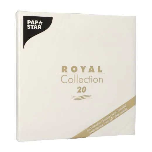 Servietten, weiss "ROYAL Collection" 1/4-Falz 40 x 40 cm - Bild 3