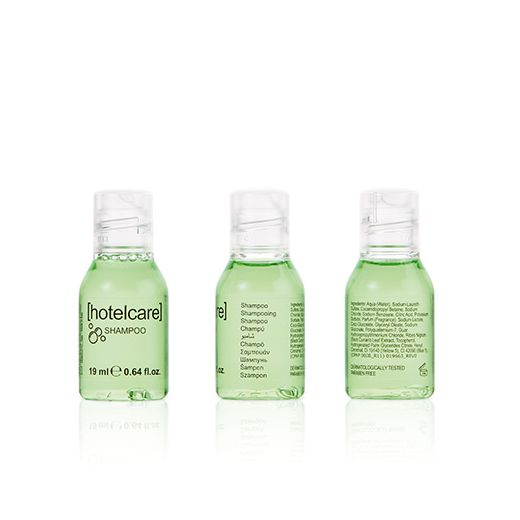 Shampoo "Hotel Care" 19 ml transparent , Probierfläschen - Bild 1