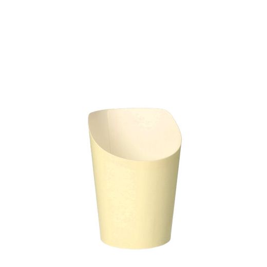 Snackbecher "To Go", Pappe 0,16 l Ø 7,5 cm · 9,9 cm beige 1