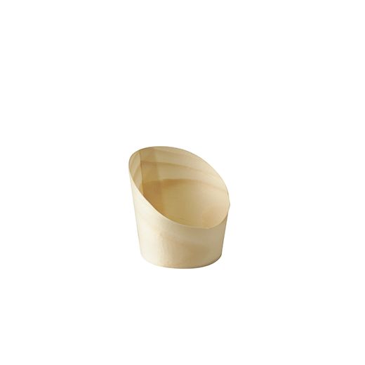 Snackbecher aus Holz "pure" Ø 5,5 cm · 6,5 cm - Bild 1
