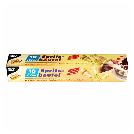 Spritzbeutel 1,8 l, inkl. 3 Spritztüllen 1
