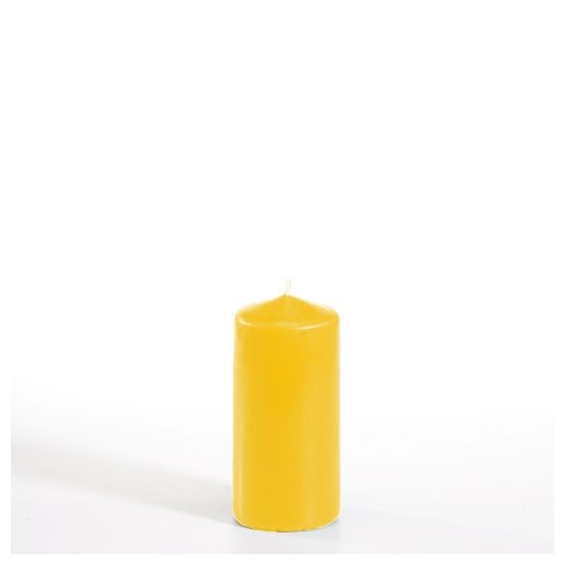 Stumpenkerzen goldgelb Ø 50 mm · 100 mm 1