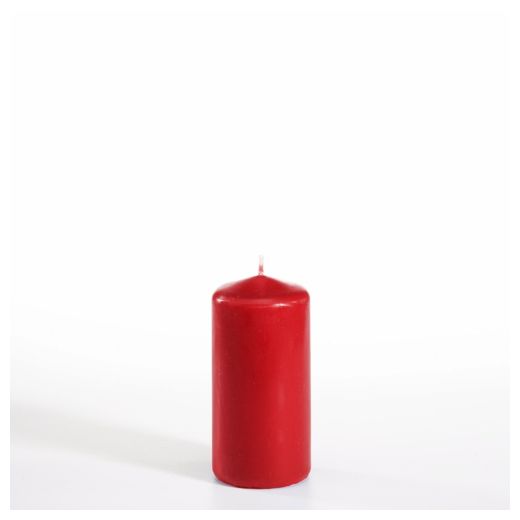 Stumpenkerzen rot Ø 50 mm · 100 mm 1