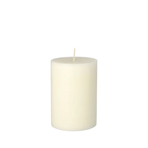 Stumpenkerzen weiß Ø 70 · 100 mm aus 100 % Stearin, durchgefärbt 1