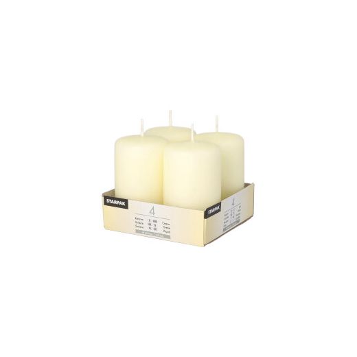 Stumpenkerzen elfenbein "Ivory" Ø 50 mm · 80 mm mit Flachkopf - Bild 1 Stumpenkerzen elfenbein "Ivory" Ø 50 mm · 80 mm mit Flachkopf - Bild 1