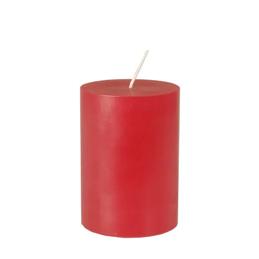 Stumpenkerzen rot Ø 70 mm · 100 mm aus 100% Stearin, durchgefärbt - Bild 1 Stumpenkerzen rot Ø 70 mm · 100 mm aus 100% Stearin, durchgefärbt - Bild 1