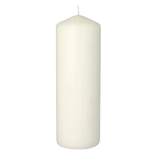Stumpenkerzen weiss Ø 70 mm · 200 mm - Bild 1