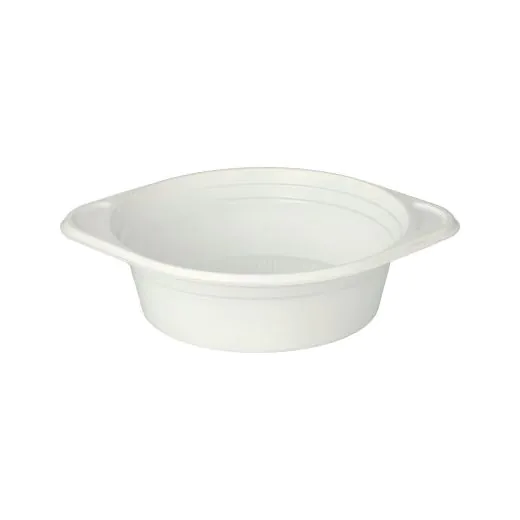 Suppenbecher To Go, PP rund 500 ml Ø 15,6 cm · 4,5 cm weiss mit Anfasser - Bild 1