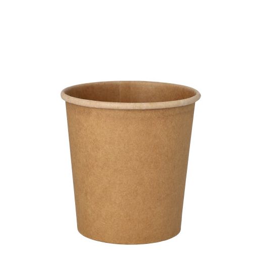 Suppenbecher To Go, Pappe "pure", 470 ml, braun - Bild 1