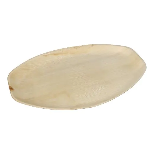 Tabletts aus Palmblatt "pure" oval 43 x 29 cm natur - Bild 3
