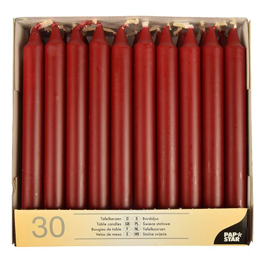 Tafelkerzen bordeaux Ø 2,1 cm · 19,6 cm 1