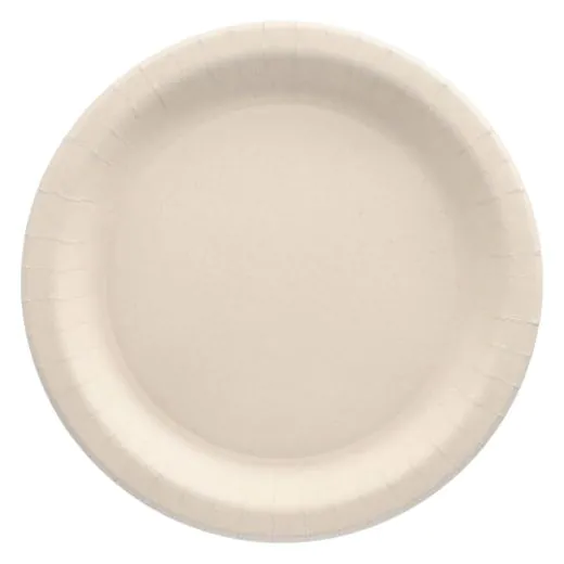 Teller aus Agrarresten "pure" rund Ø 26 cm weiss - Bild 1