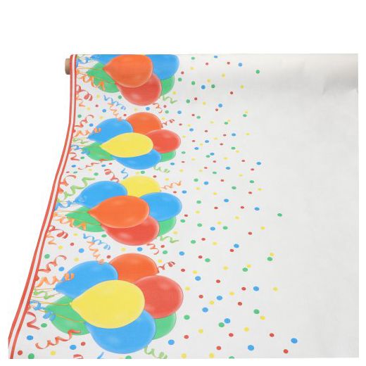 Tischdecke, stoffähnlich, Vlies "soft selection plus" 5 m x 1,18 m "Lucky Balloons" - Bild 1