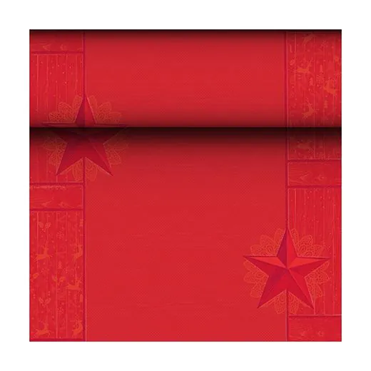 Tischläufer, Tissue "ROYAL Collection" 24 m x 40 cm rot "Rising Star" - Bild 1