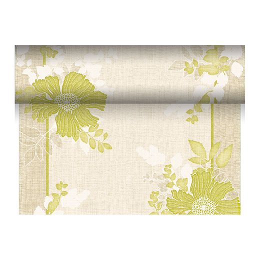 Tischläufer PV-Tissue, grün "Royal Collection" "ROYAL Collection" 24 m x 40 cm "Annabel" 1
