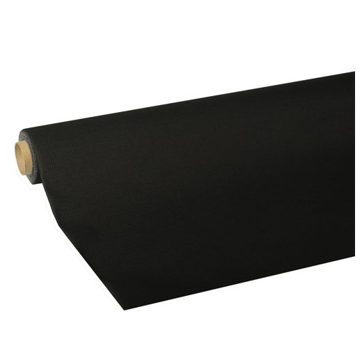 Tissue Tischdecke, schwarz "ROYAL Collection" 5 x 1,18 m - Bild 1