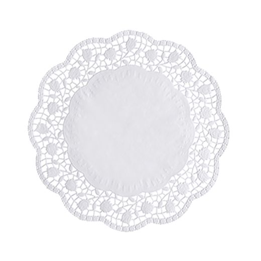 Tortenspitzen rund Ø 28 cm weiss 1
