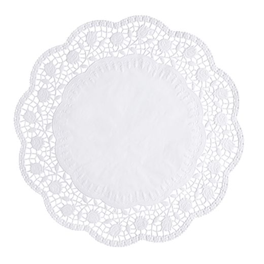 Tortenspitzen rund Ø 36 cm weiss 1