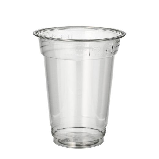 Plastikbecher (PET) "Hurricane" 0,3 l Ø 9,5 cm · 10,5 cm glasklar 1