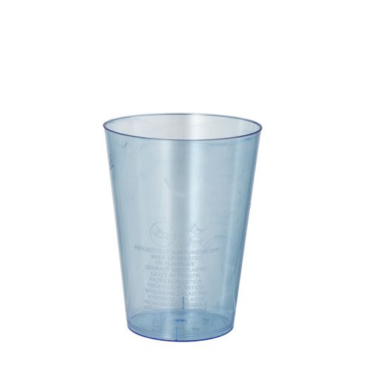 Plastikbecher (PS) 0,2 l Ø 7,5 · 9,7 cm hellblau 1
