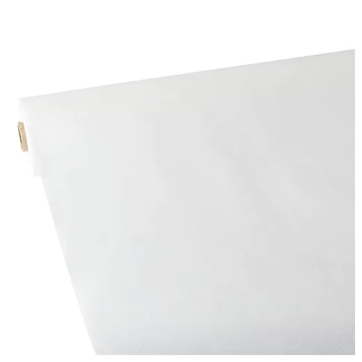 Vlies Tischdecke, weiss "soft selection" 25 x 1,18 m - Bild 1