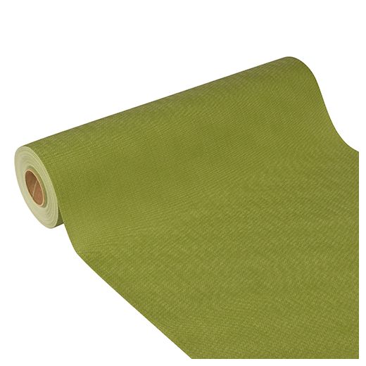 Vlies Tischläufer, olivgrün "soft selection plus" 24 m x 40 cm - Bild 1