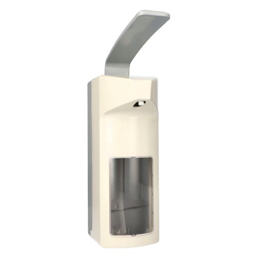 Wandspender 1000 ml, "Kunststoff",  32 cm x 10,5 x 21 weiss "Kunststoff", Langarmhebel
 - Bild 1