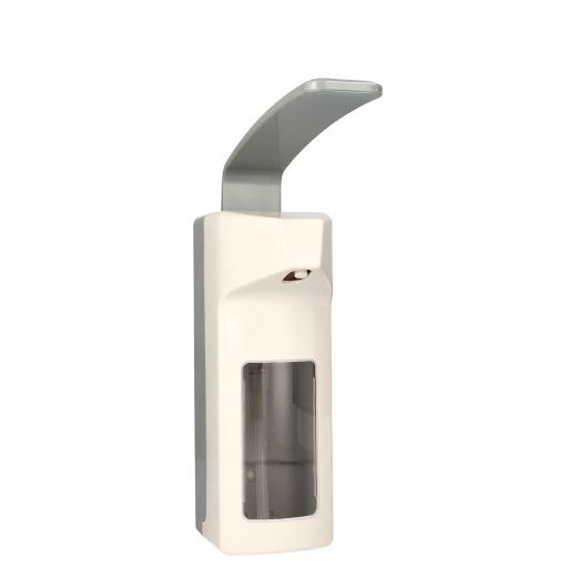 Wandspender 500 ml, "Kunststoff" 500 ml, 30 x 8,5 x 21 cm weiss, Langarmhebel
 - Bild 1