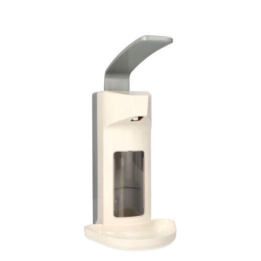 Wandspender 500 ml, "Kunststoff", mit Tropfschale,  30 x 15 x 21 cm, weiss
 - Bild 1