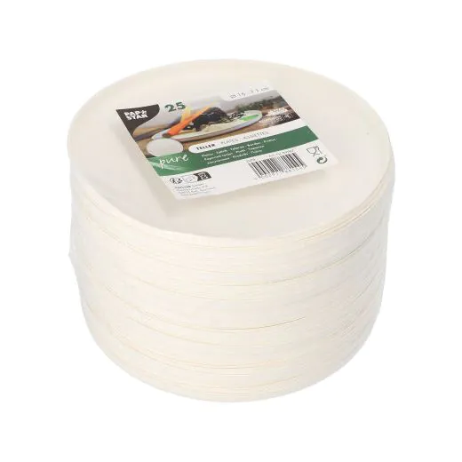 Zuckerrohrteller "pure" Ø 16 cm · 1 cm weiss "Cella" - Bild 2