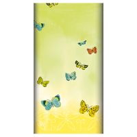Tischdecke, stoffähnlich, Airlaid 120 x 180 cm "Papillons"