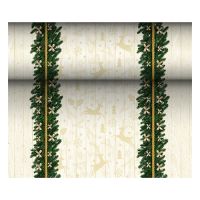 Airlaid Tischläufer, stoffähnlich 24 m x 40 cm "Golden Star"