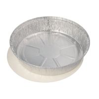Aluschalen + Einlegedeckel, PE-beschichtet rund 1000 ml Ø 23 cm · 4,4 cm